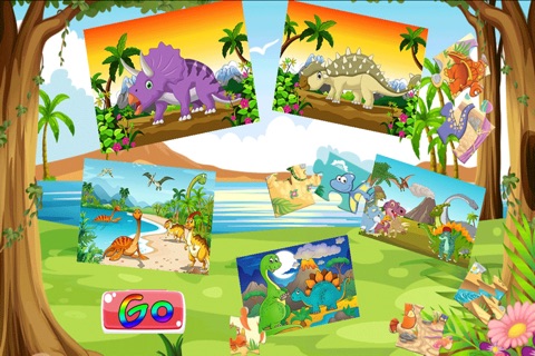 Dinosaur Puzzle Jigsaw Jurassic Cartoon for Kids screenshot 2