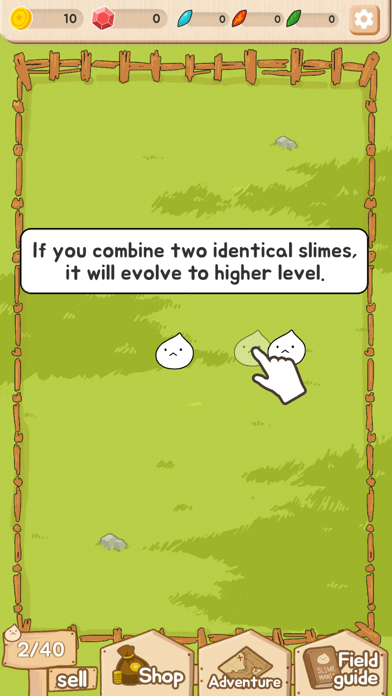 How to cancel & delete Slime Evolution  - raise your cute little slime! from iphone & ipad 1