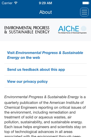 Environmental Progress & Sustainable Energy screenshot 3