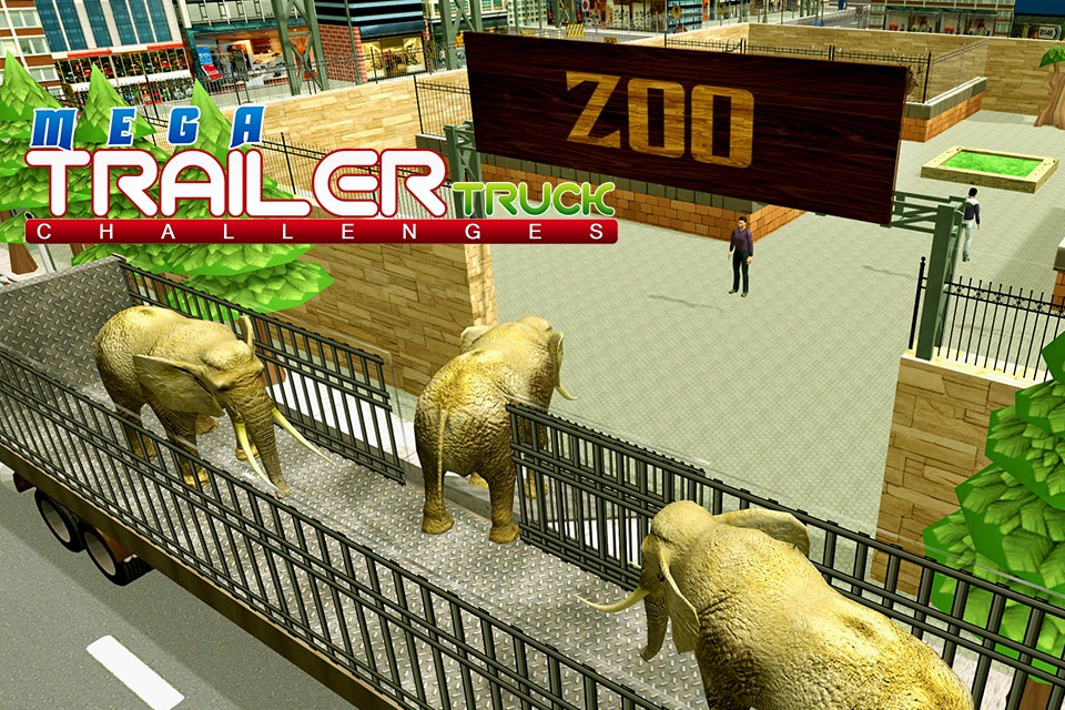 Zoo Animal Transporter Truck – Drive transport lorry in this driving simulator game screenshot 2