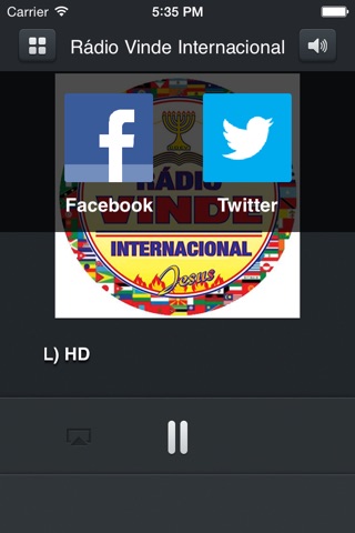 Rádio Vinde Internacional screenshot 2