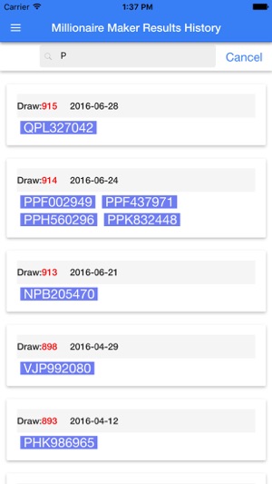 EuroMillions  Millionaire Maker My Million result(圖5)-速報App