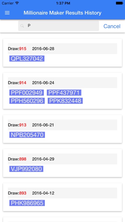 EuroMillions  Millionaire Maker My Million result screenshot-4