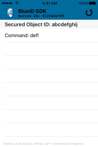 BlueID SDK screenshot 2