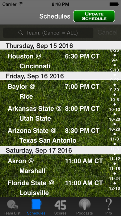 College Football Radio & Live Scores + Highlights Screenshot 4