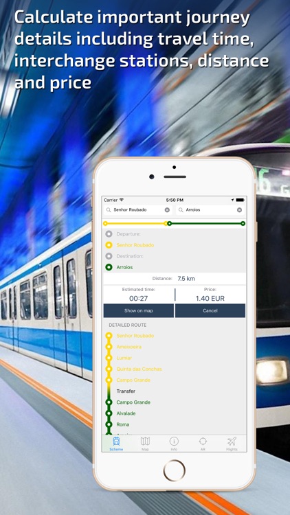 Lisbon Subway Guide and Route Planner