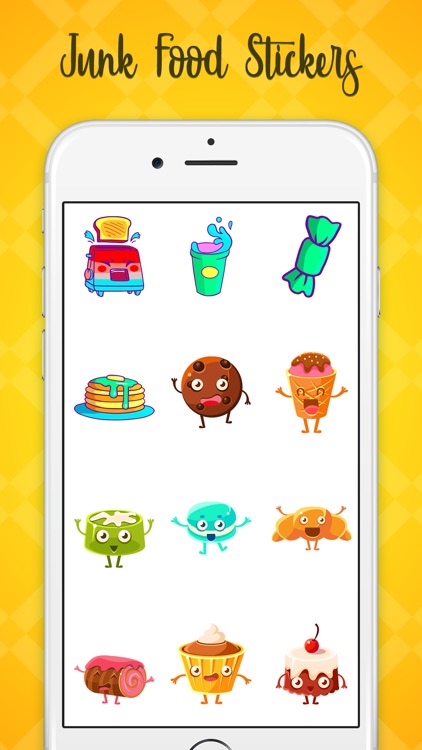 Junk Food Stickers! screenshot-3