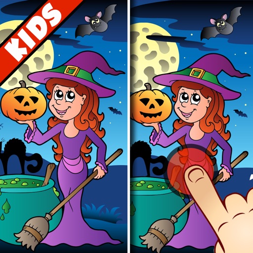 Halloween Spot The Differences For Kids Icon