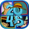 2048 + UNDO Manga & Anime Puzzle -"for One Piece"