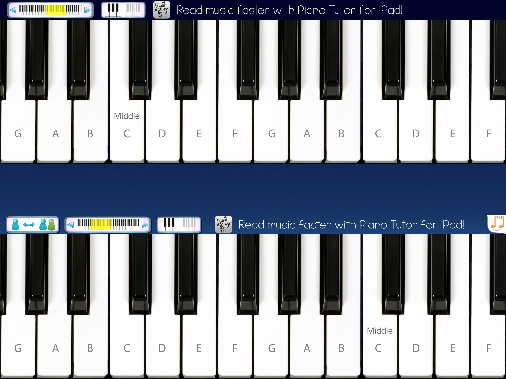 Duet Piano for iPad screenshot 2