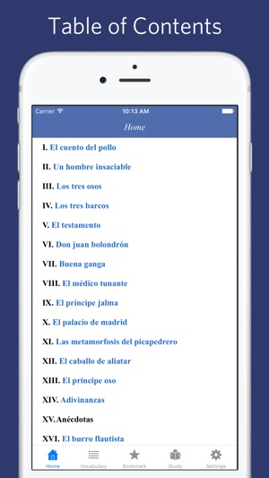 An elementary Spanish reader - quiz, flashcard(圖1)-速報App