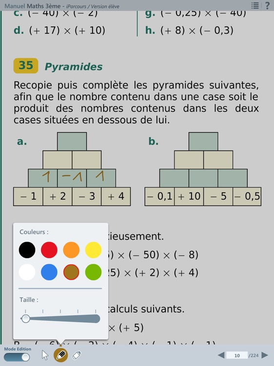 iParcours Maths 3e
