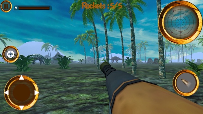 Dinosaur Hunter Jungle warriour attack 3D