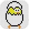 Pixel Coloring Cartoon Number