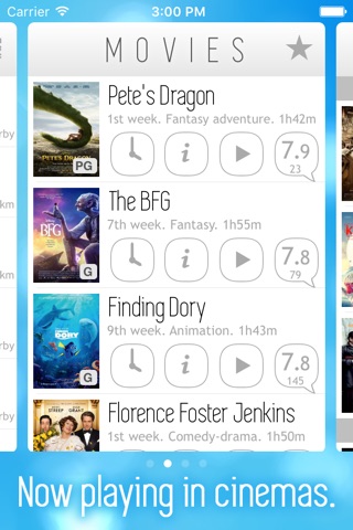 CinemaClock screenshot 2