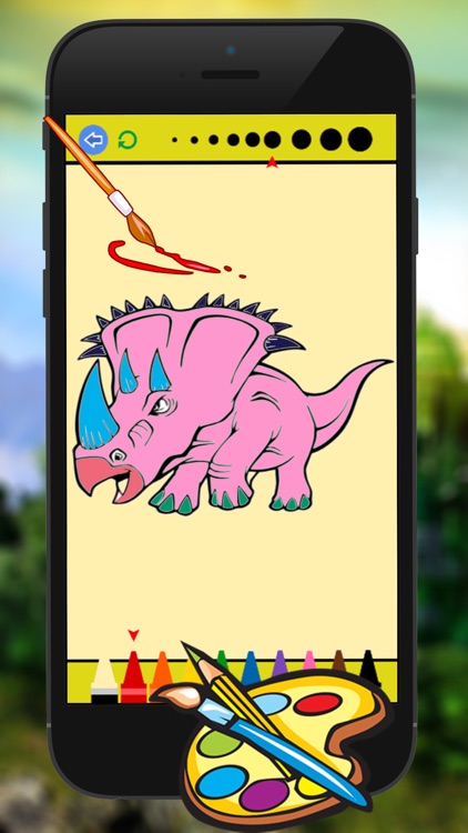 Dino Coloring Book - Dinosaur Drawing for Kid Games screenshot-4