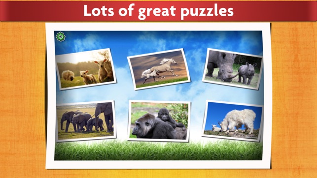 Cute Baby Animals Puzzle - Relaxing photo picture jigsaw puz(圖1)-速報App