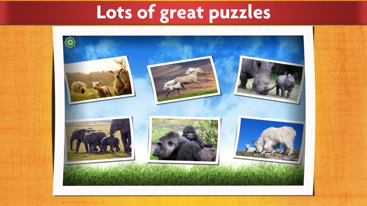 Cute Baby Animals Puzzle - Relaxing photo picture jigsaw puzzles for kids and adults