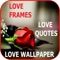 *****THE BEST IPHONE LOVE FRAME FOR PHOTOS, LOVE WALLPAPER, ROMANTIC LOVE QUOTES WALLPAPER*****