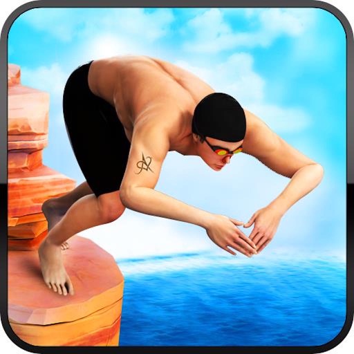 Physics Flip Diving Stunt 3D iOS App