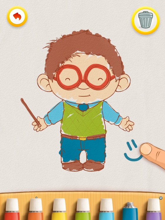 Dress Up : Professions - Occupations puzzle game & Drawing activities for preschool children and babies by Play Toddlers (Free Version for iPad) screenshot-3