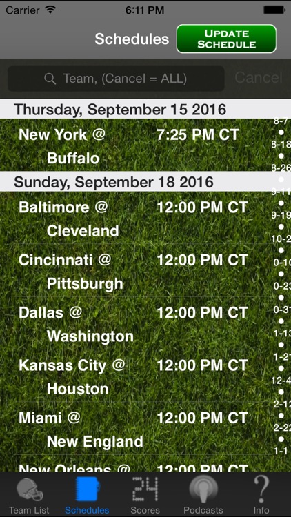 Pro Football Radio & Live Scores + Highlights screenshot-4