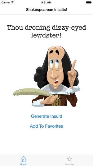 Shakespearean Insult Creator