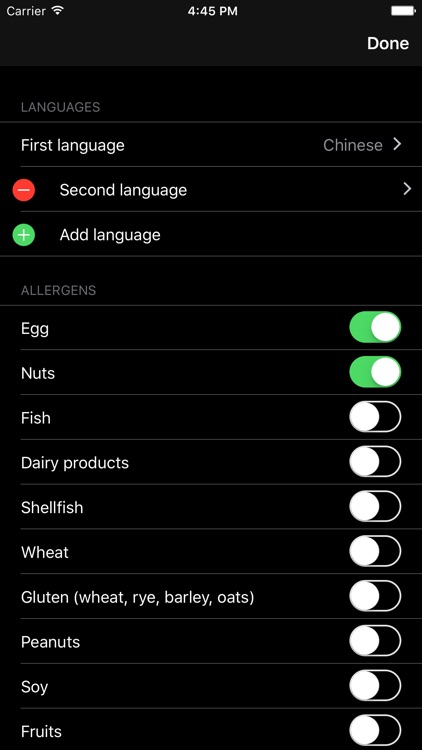 Allergic Traveler Food Allergy Translator Free screenshot-4