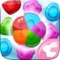 Match and collect the colorful cookies, and enjoy sweet tasty candy