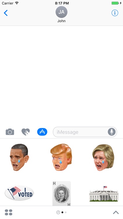 KIMOJI Stickers - Presidential Pack