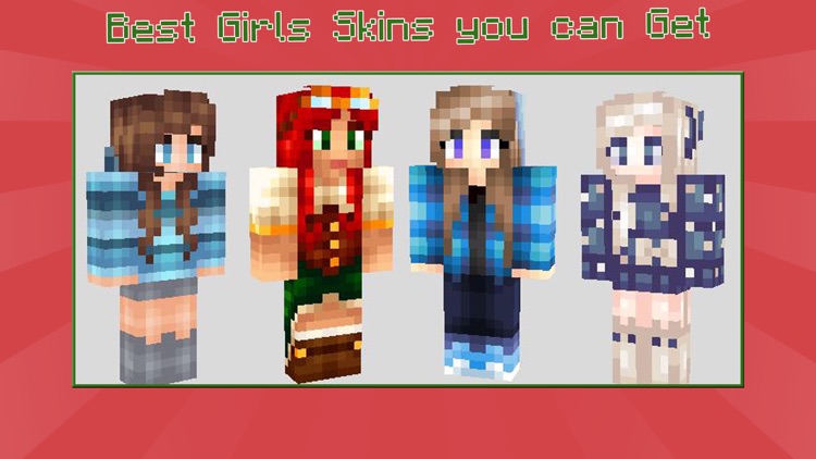 Girl Skins for MCPE - Skin Parlor for Minecraft PE