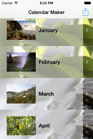 Calendar Maker 2018 screenshot 2