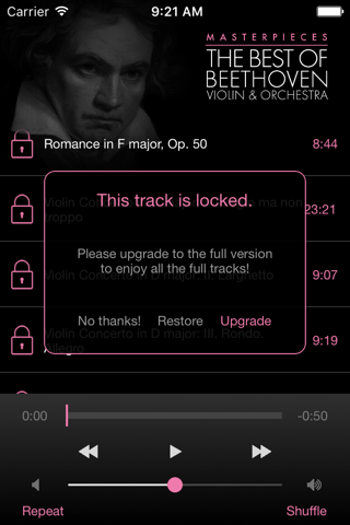 Beethoven: Violin&Orchestra screenshot 4