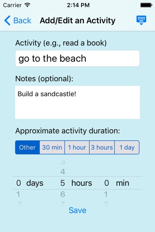 What ToDo - Time Manager screenshot 2
