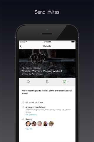 ShowUp - Schedule, Chat, and Share Moments screenshot 3