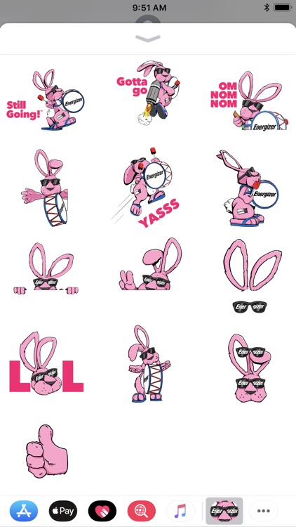 Energizer Bunny Stickers