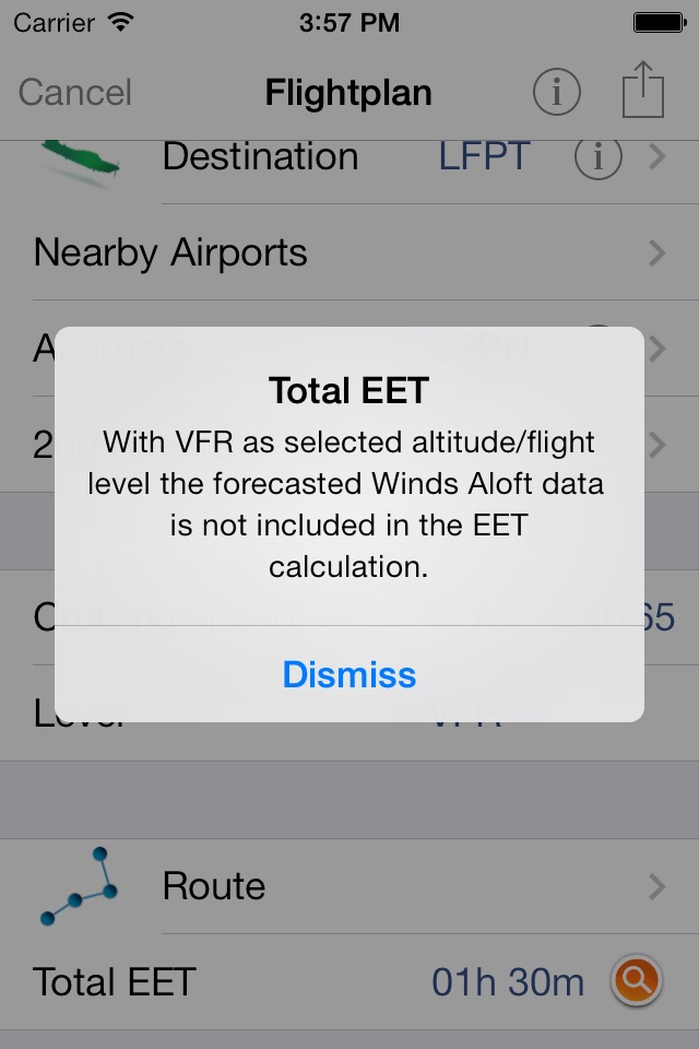 AeroPlus FlightPlan - VFR/IFR screenshot 3