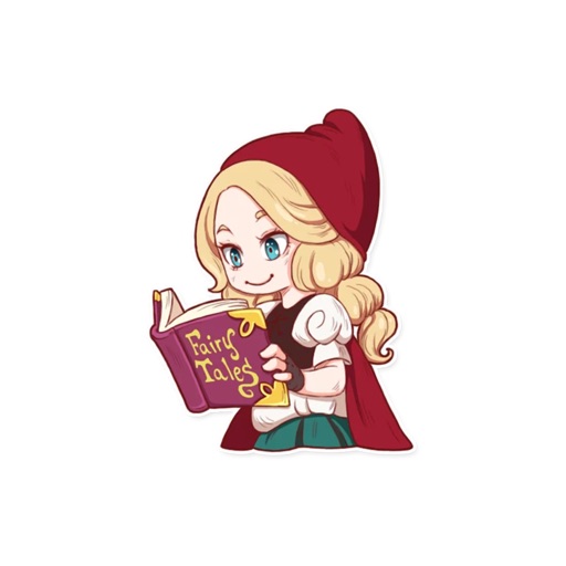 Red Riding Hood - Lovely Sticker pack for iMessage icon