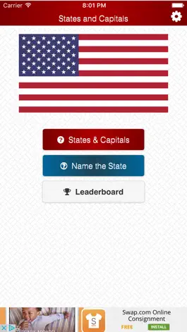 Game screenshot The States And Capitals Quiz apk