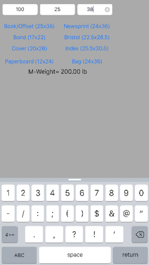 M-Weight Calculator(圖1)-速報App