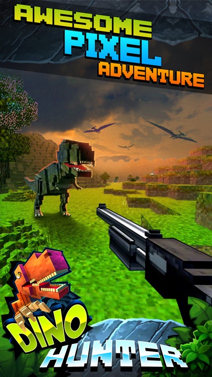 Wild Dino-saur Hunt-ing Survival Pixel screenshot-4