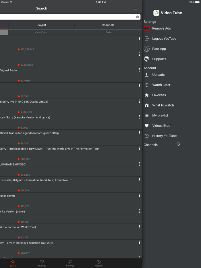 MyTube - Play and Stream