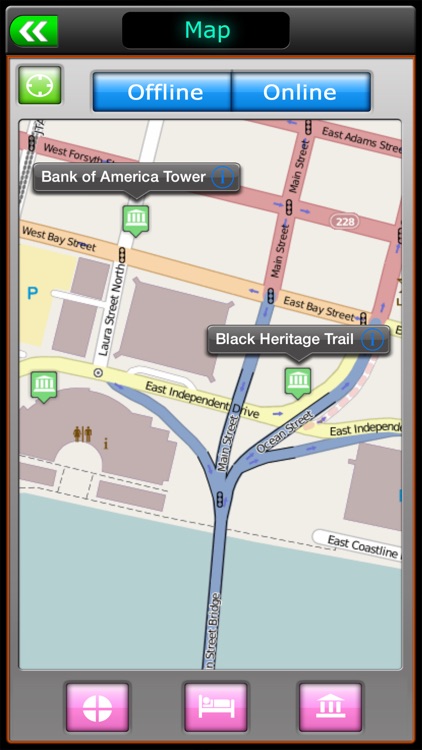 Jacksonville Offline Map Travel Explorer