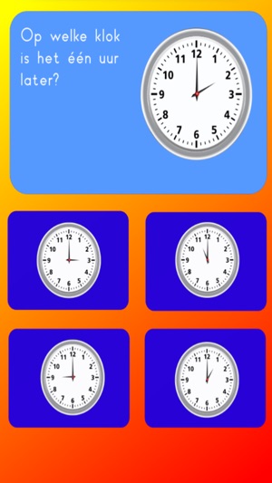 Klokkijken oefenen basisschool SD(圖1)-速報App
