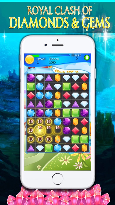 How to cancel & delete Royal Clash of Diamonds and Gems - Puzzle from iphone & ipad 4