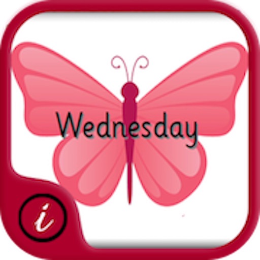 week days Learning With Beautiful Flash Cards HD Free Game icon