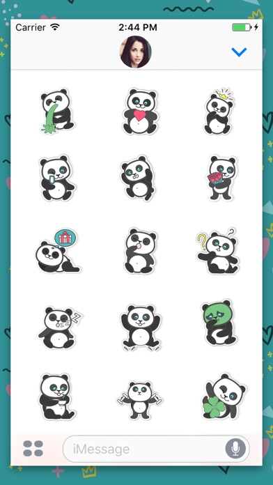 Panda Bear : Animated Stickers screenshot 3