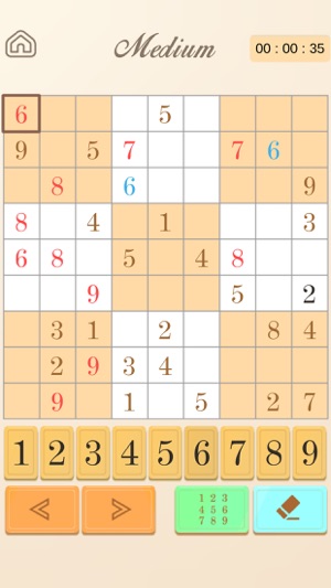 Sudoku Vintage Classic (logical game of 123456789)(圖2)-速報App