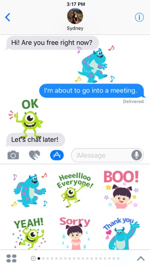 Disney Stickers: Monsters Inc.