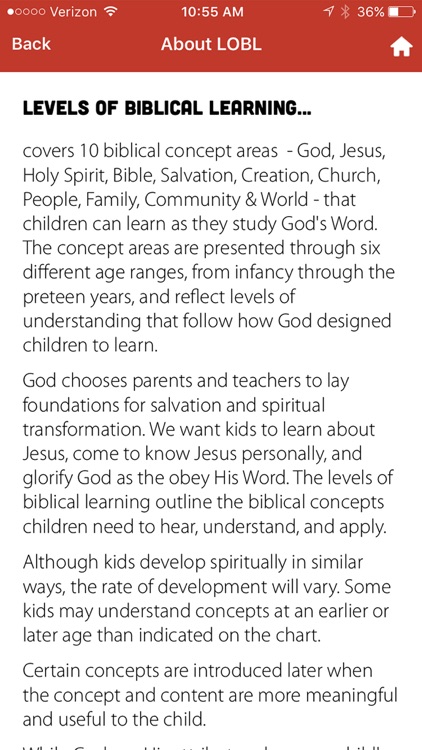 Levels of biblical learning by lifeway christian resources